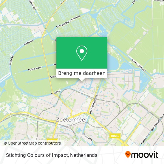 Stichting Colours of Impact kaart