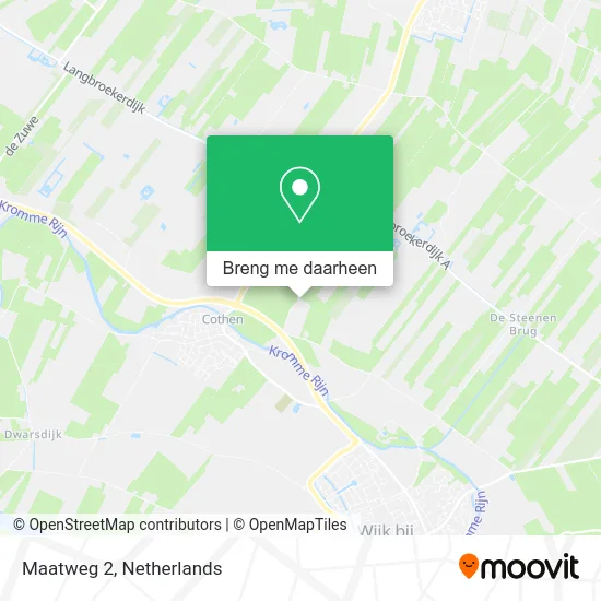 Maatweg 2 kaart