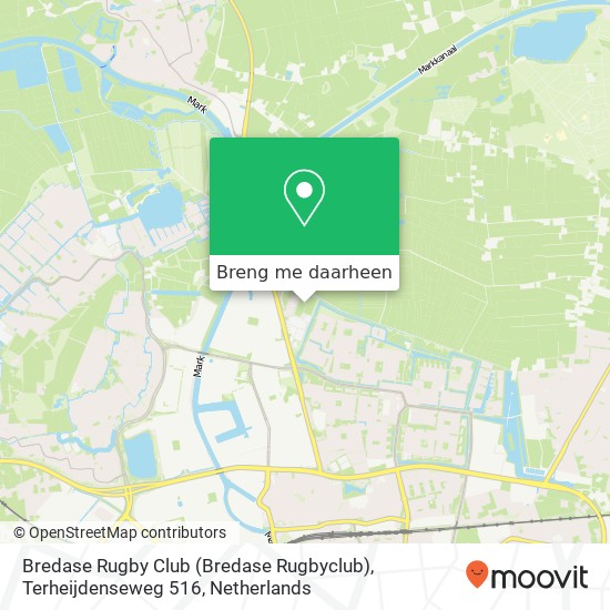 Bredase Rugby Club (Bredase Rugbyclub), Terheijdenseweg 516 kaart
