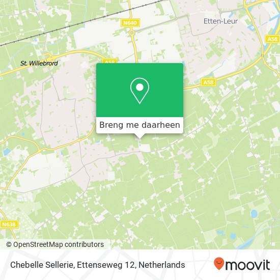 Chebelle Sellerie, Ettenseweg 12 kaart