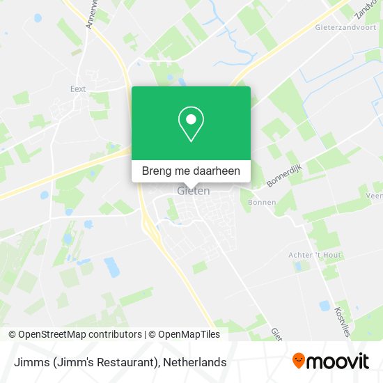 Jimms (Jimm's Restaurant) kaart