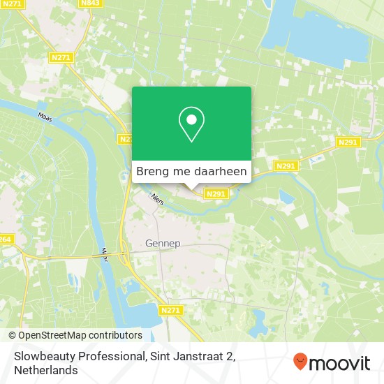Slowbeauty Professional, Sint Janstraat 2 kaart