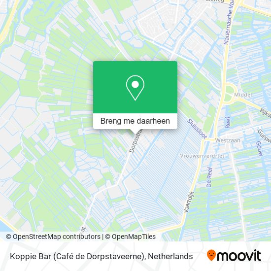Koppie Bar (Café de Dorpstaveerne) kaart
