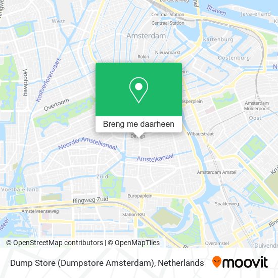 Dump Store (Dumpstore Amsterdam) kaart