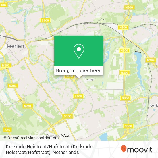 Kerkrade Heistraat / Hofstraat (Kerkrade, Heistraat / Hofstraat) kaart