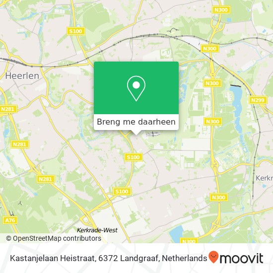 Kastanjelaan Heistraat, 6372 Landgraaf kaart