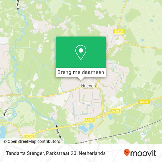 Tandarts Stenger, Parkstraat 23 kaart