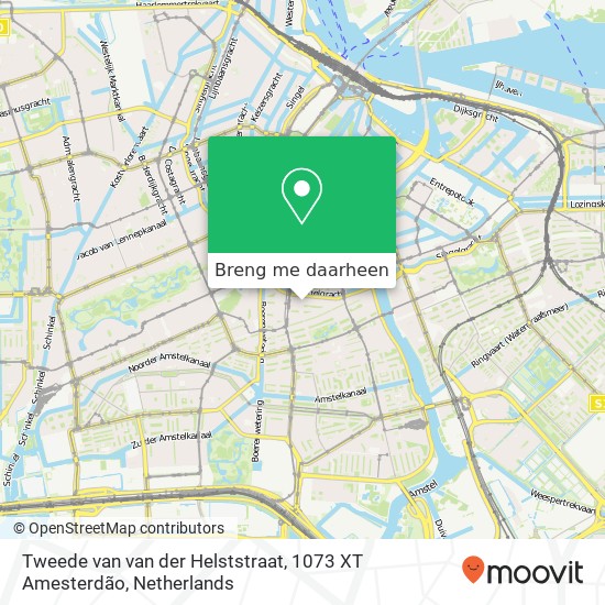 Tweede van van der Helststraat, 1073 XT Amesterdão kaart