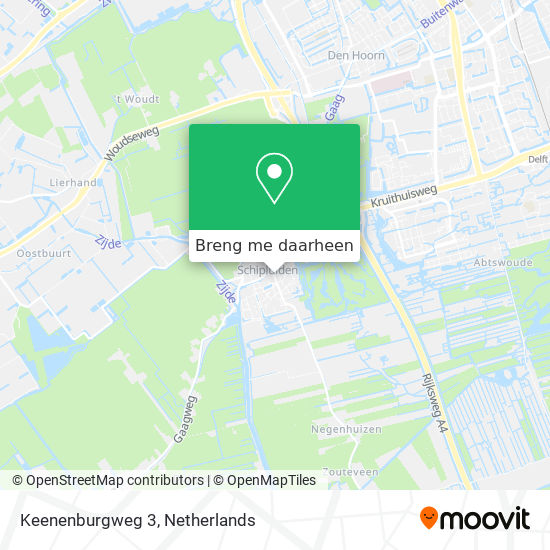Keenenburgweg 3 kaart