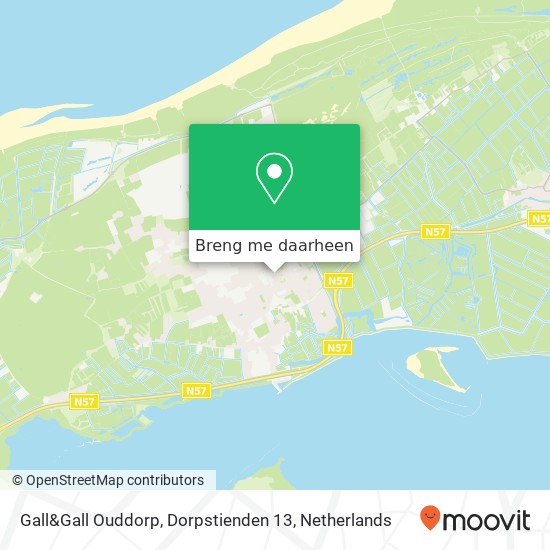 Gall&Gall Ouddorp, Dorpstienden 13 kaart