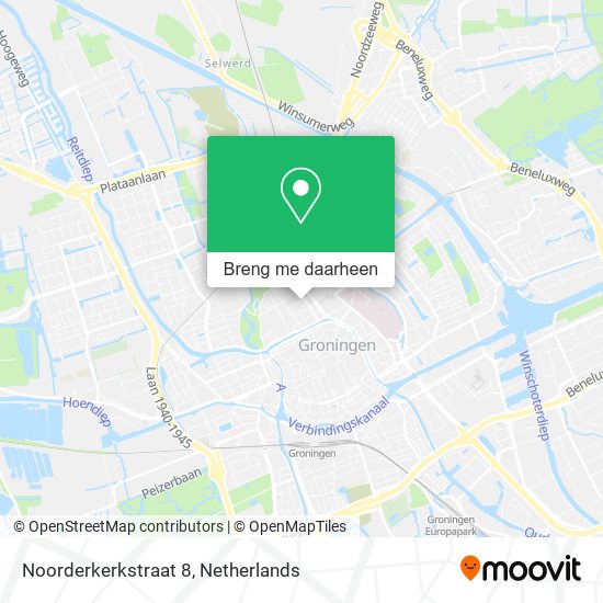 Noorderkerkstraat 8 kaart
