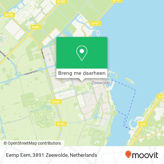 Eemp Eem, 3891 Zeewolde kaart