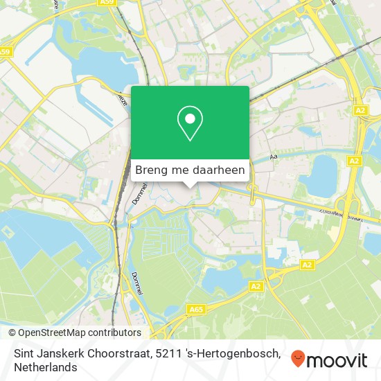 Sint Janskerk Choorstraat, 5211 's-Hertogenbosch kaart