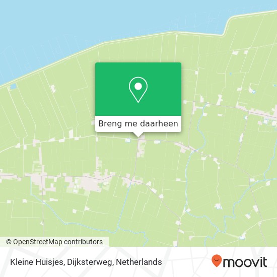 Kleine Huisjes, Dijksterweg kaart