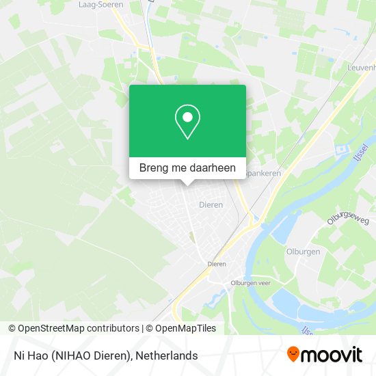 Ni Hao (NIHAO Dieren) kaart