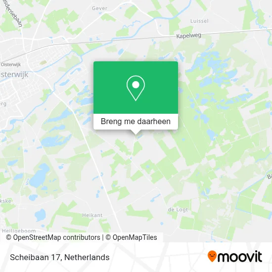 Scheibaan 17 kaart