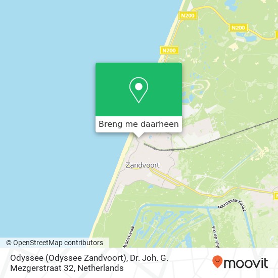 Odyssee (Odyssee Zandvoort), Dr. Joh. G. Mezgerstraat 32 kaart