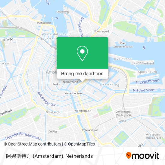 阿姆斯特丹 (Amsterdam) kaart