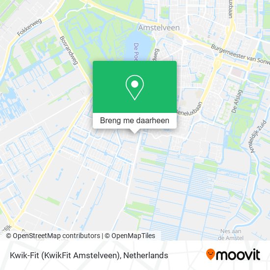 Kwik-Fit (KwikFit Amstelveen) kaart