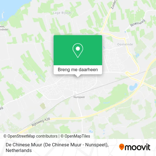 De Chinese Muur kaart