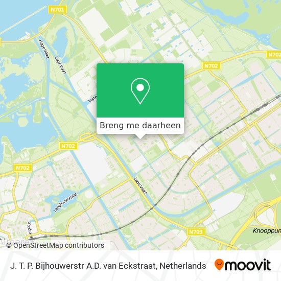 J. T. P. Bijhouwerstr A.D. van Eckstraat kaart