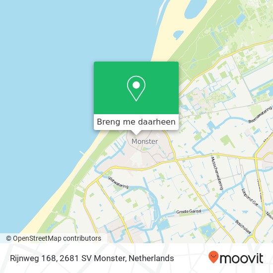 Rijnweg 168, 2681 SV Monster kaart