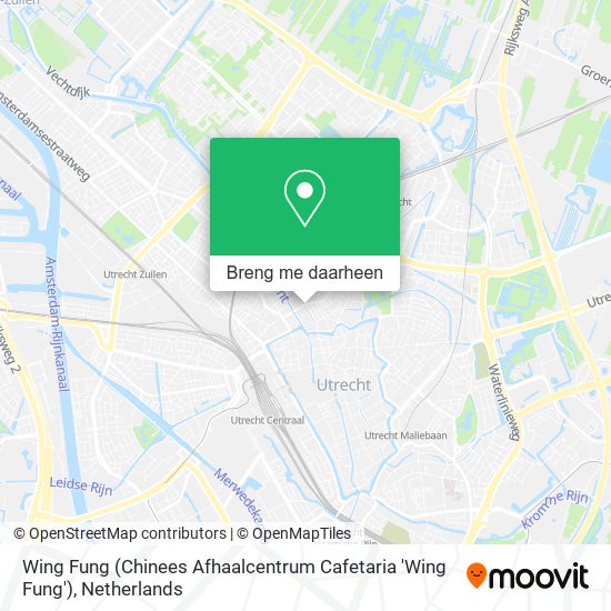 Wing Fung (Chinees Afhaalcentrum Cafetaria 'Wing Fung') kaart