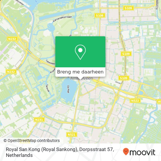 Royal San Kong (Royal Sankong), Dorpsstraat 57 kaart