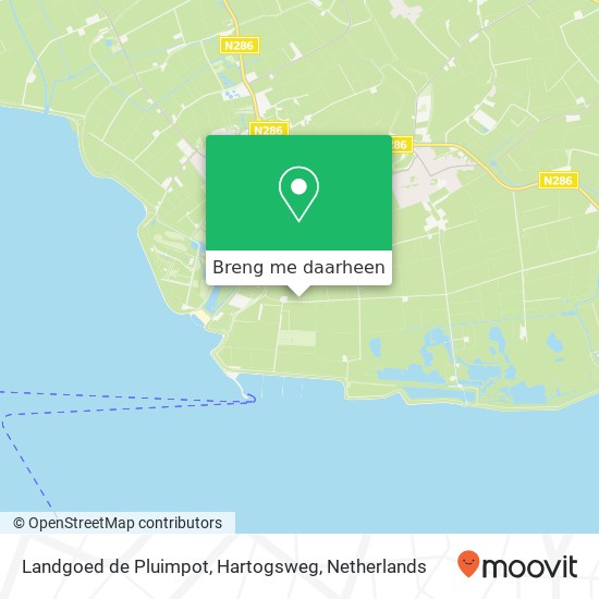 Landgoed de Pluimpot, Hartogsweg kaart