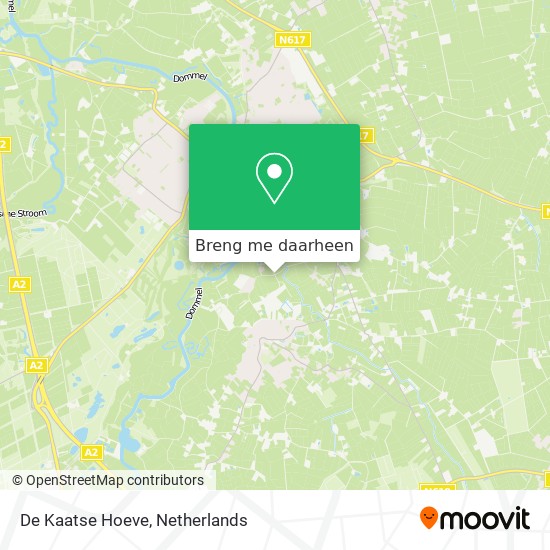 De Kaatse Hoeve kaart