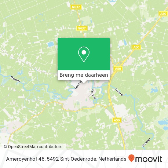 Ameroyenhof 46, 5492 Sint-Oedenrode kaart