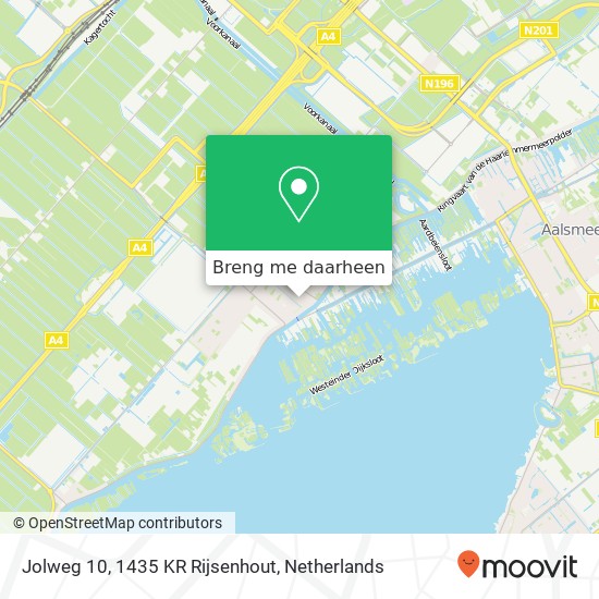 Jolweg 10, 1435 KR Rijsenhout kaart