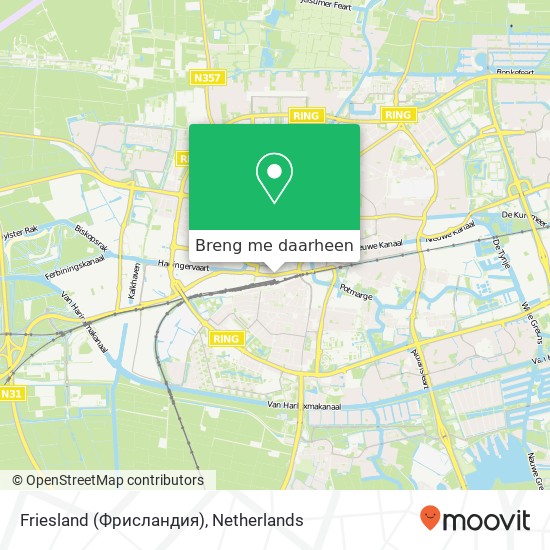 Friesland (Фрисландия) kaart
