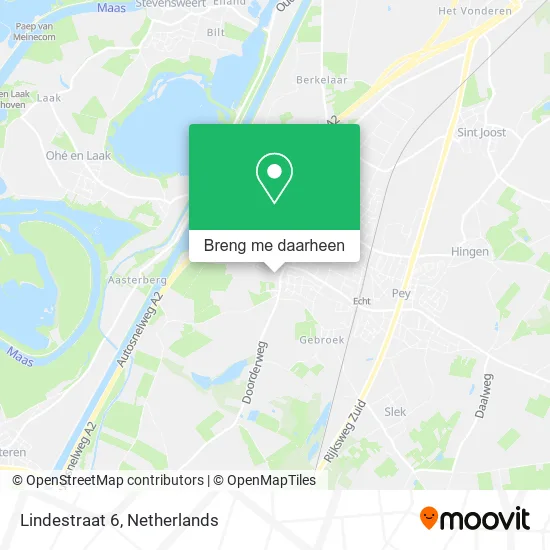 Lindestraat 6 kaart