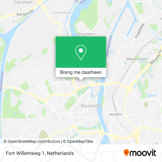 Fort Willemweg 1 kaart