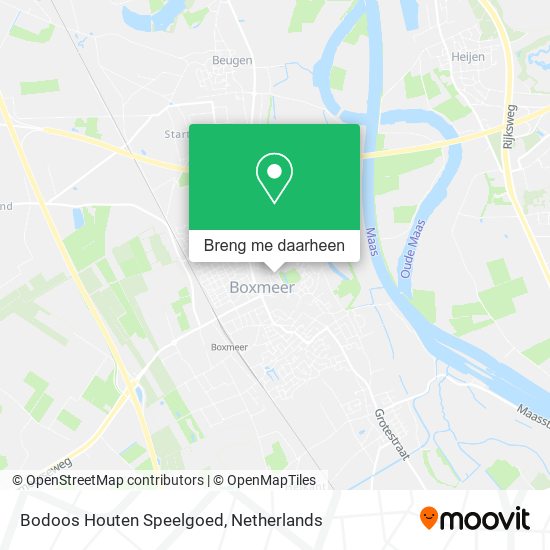 Bodoos Houten Speelgoed kaart