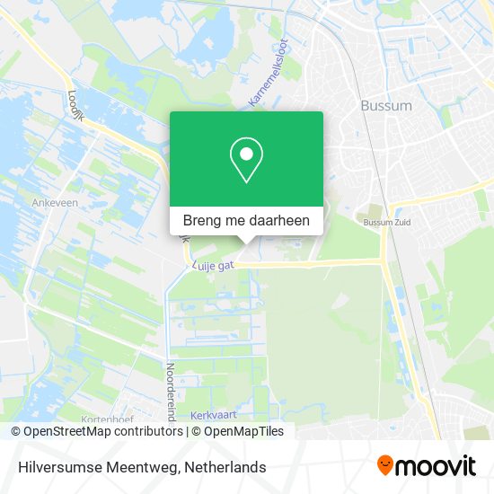 Hilversumse Meentweg kaart