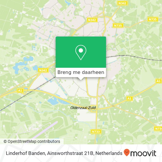 Linderhof Banden, Ainsworthstraat 21B kaart