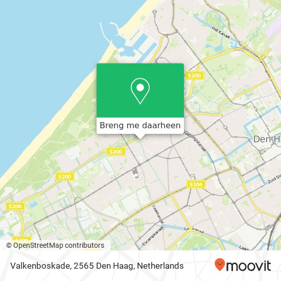 Valkenboskade, 2565 Den Haag kaart