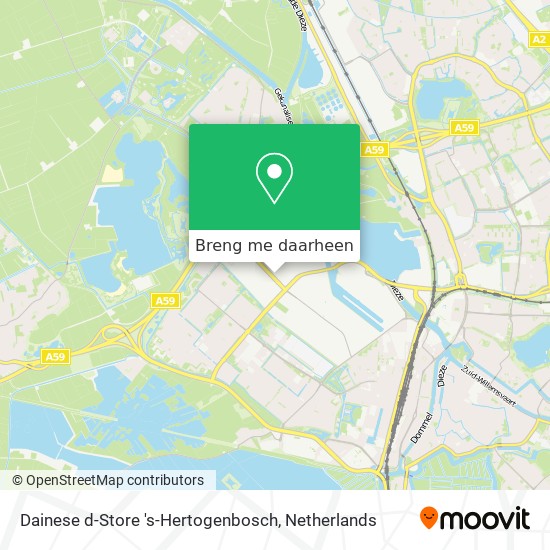 Dainese d-Store 's-Hertogenbosch kaart