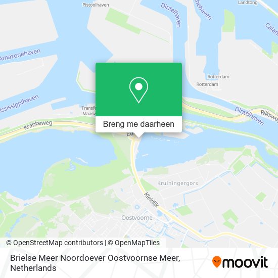 Brielse Meer Noordoever Oostvoornse Meer kaart