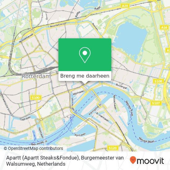 Apartt (Apartt Steaks&Fondue), Burgemeester van Walsumweg kaart