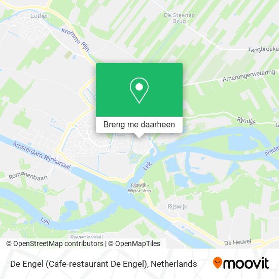 De Engel (Cafe-restaurant De Engel) kaart