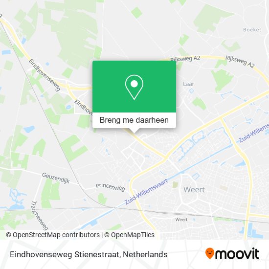 Eindhovenseweg Stienestraat kaart