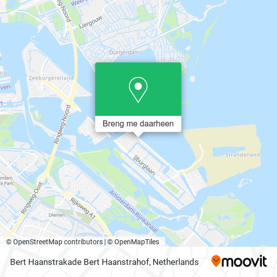 Bert Haanstrakade Bert Haanstrahof kaart