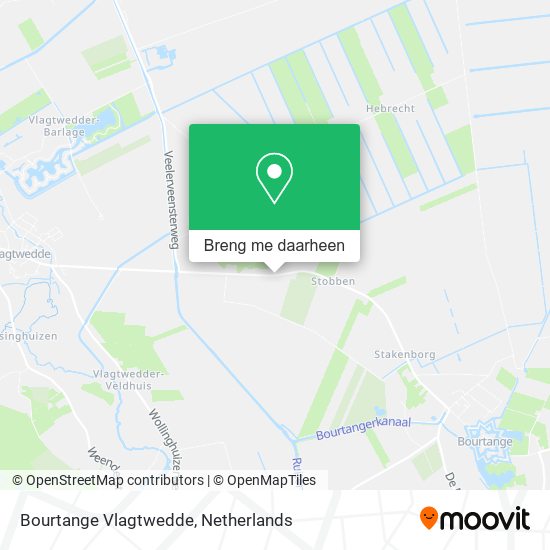 Bourtange Vlagtwedde kaart