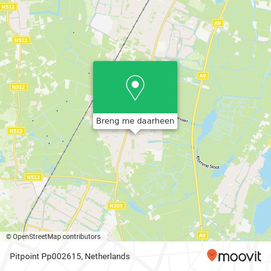 Pitpoint Pp002615 kaart