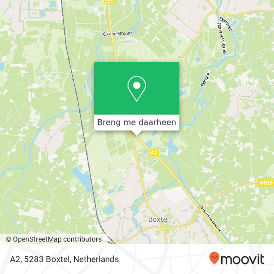 A2, 5283 Boxtel kaart