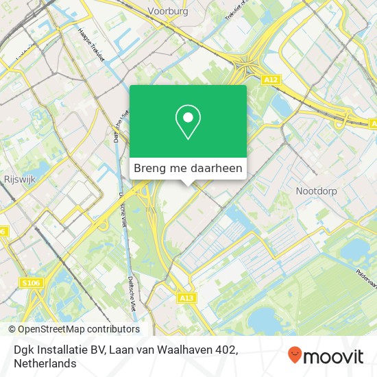 Dgk Installatie BV, Laan van Waalhaven 402 kaart