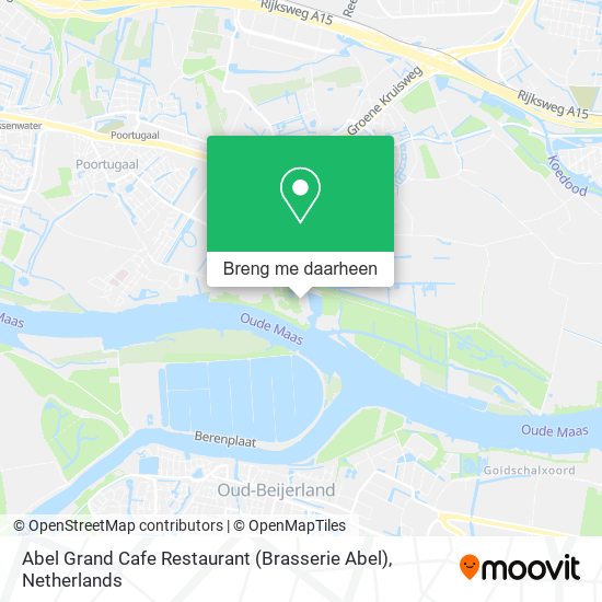 Abel Grand Cafe Restaurant (Brasserie Abel) kaart